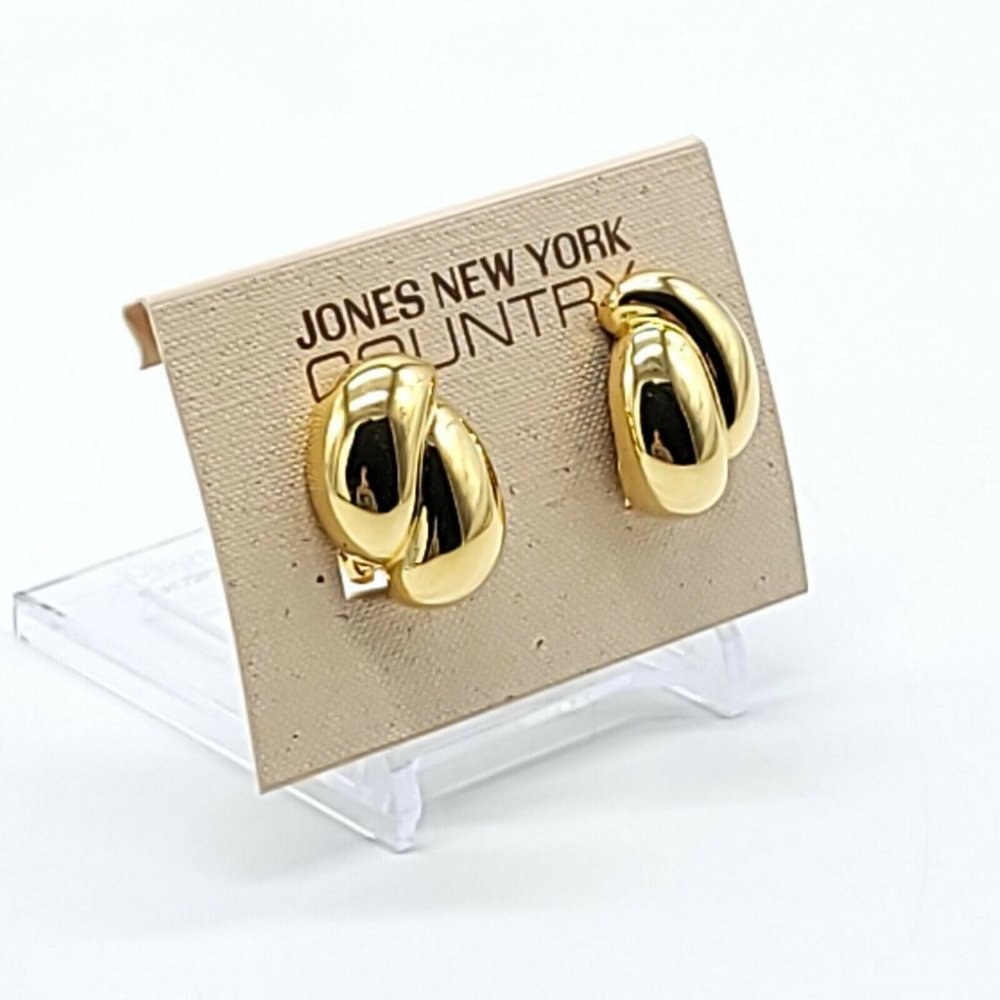 Jones New York Country Couture Clip On Earrings - Picture 2 of 4